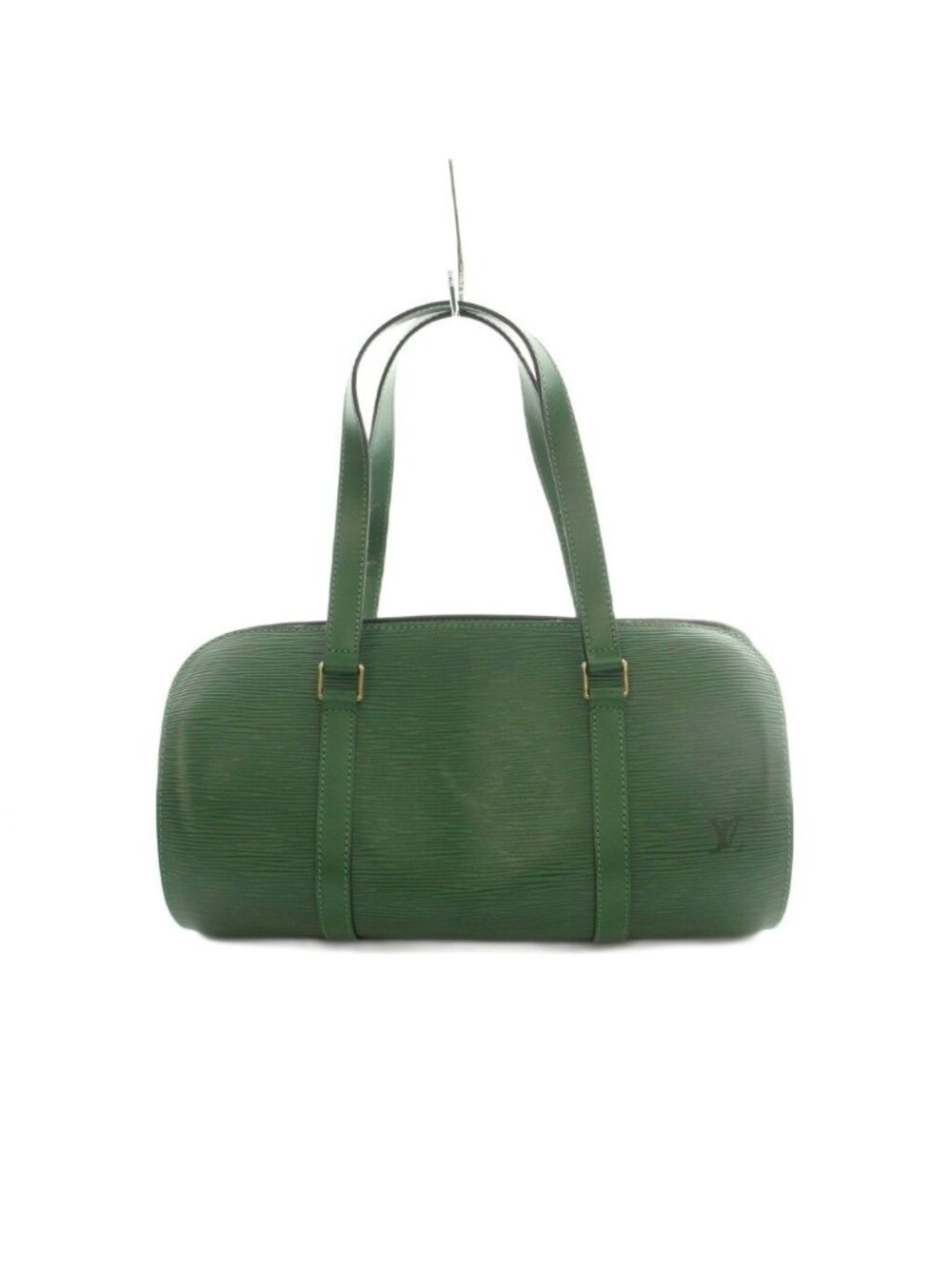 Louis Vuitton Epi Soufflot Handbag Leather LV Logo Green